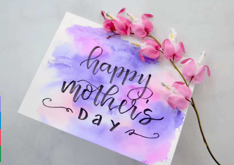 Watercolor Mother’s Day Card