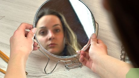 Using a mirror as the reference