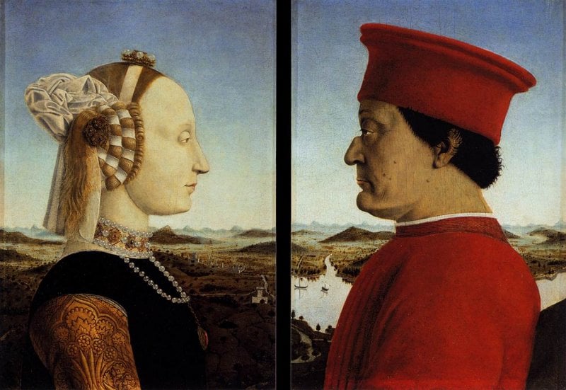 Frederico da Montefeltro and Battista Sforza