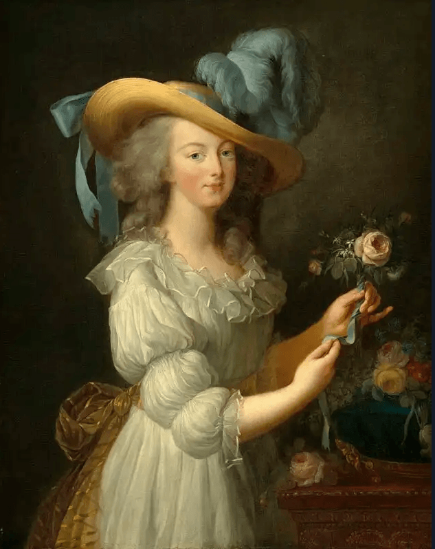 Marie Antoinette in a Chemise Dress